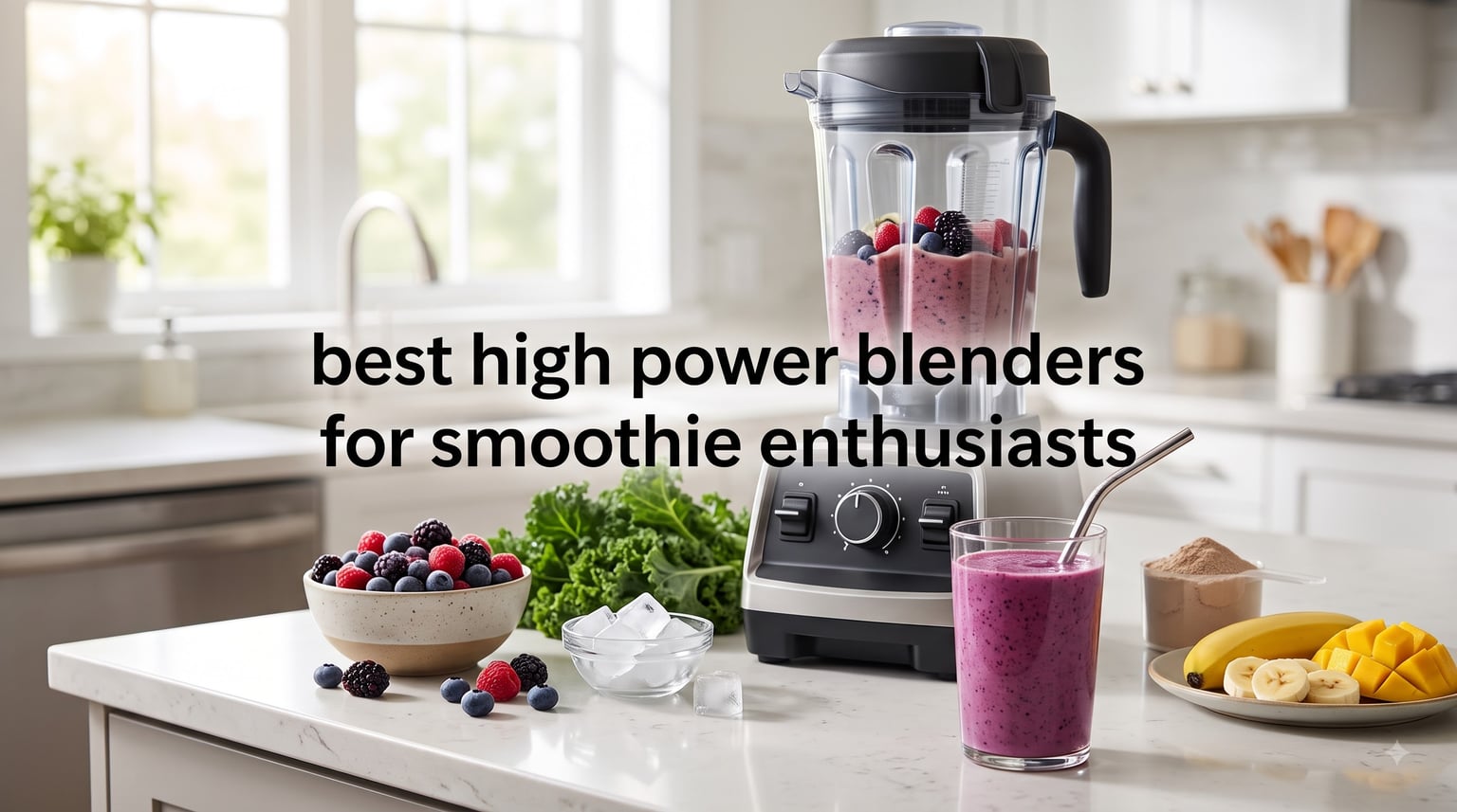 best high power blenders for smoothie enthusiasts