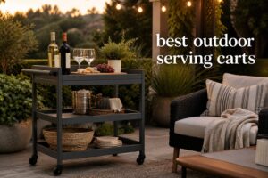 best outdoor serving carts