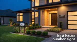 best house number signs