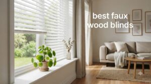 best faux wood blinds