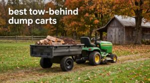best tow-behind dump carts