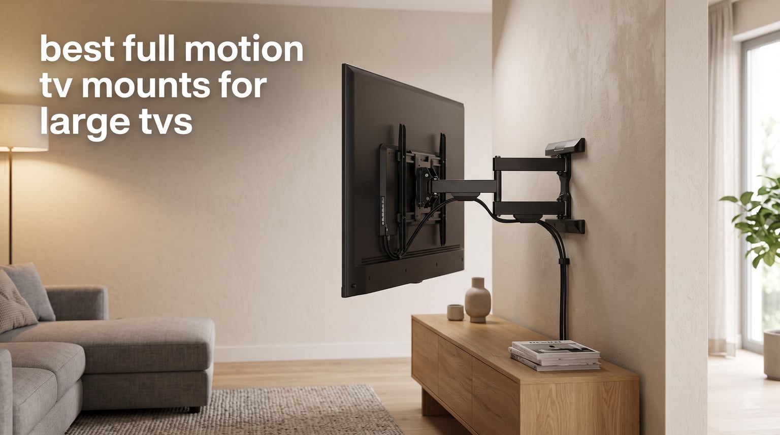 best full motion tv mounts for large tvs
