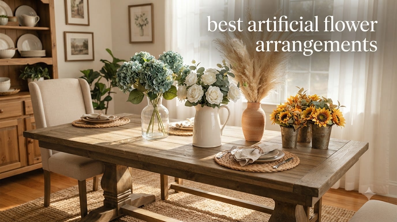 best artificial flower arrangements
