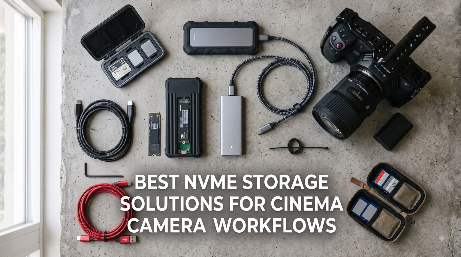 best nvme storage solutions for cinema camera workflows
