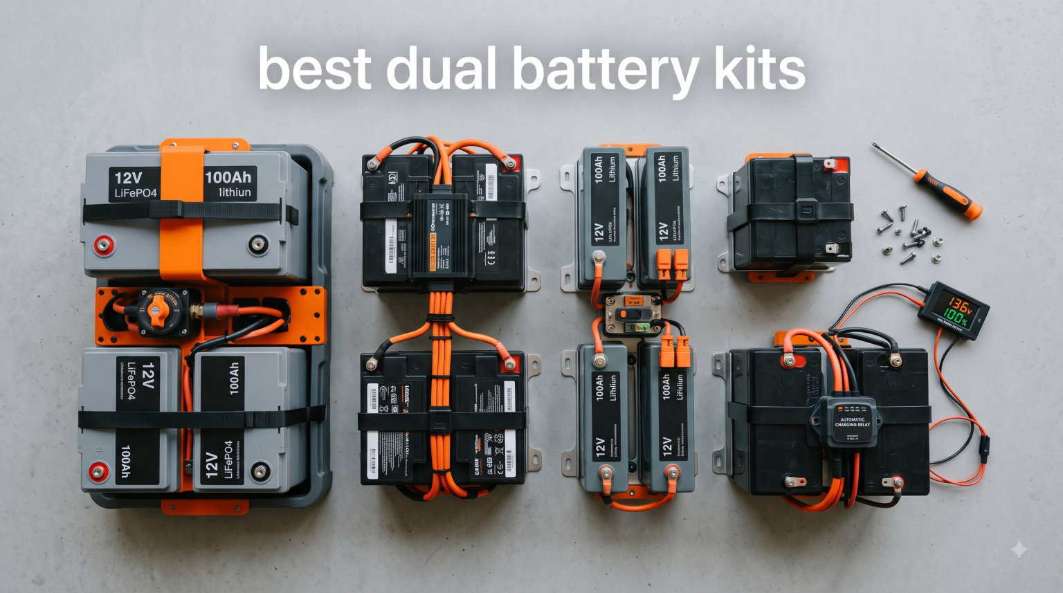 best dual battery kits