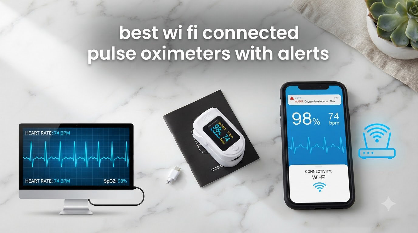 best wi fi connected pulse oximeters with alerts