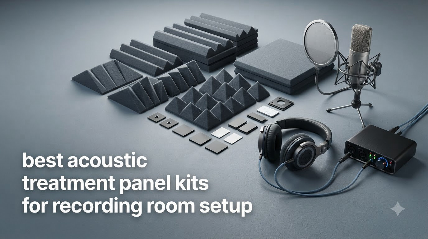 best acoustic treatment panel kits for recording room setup