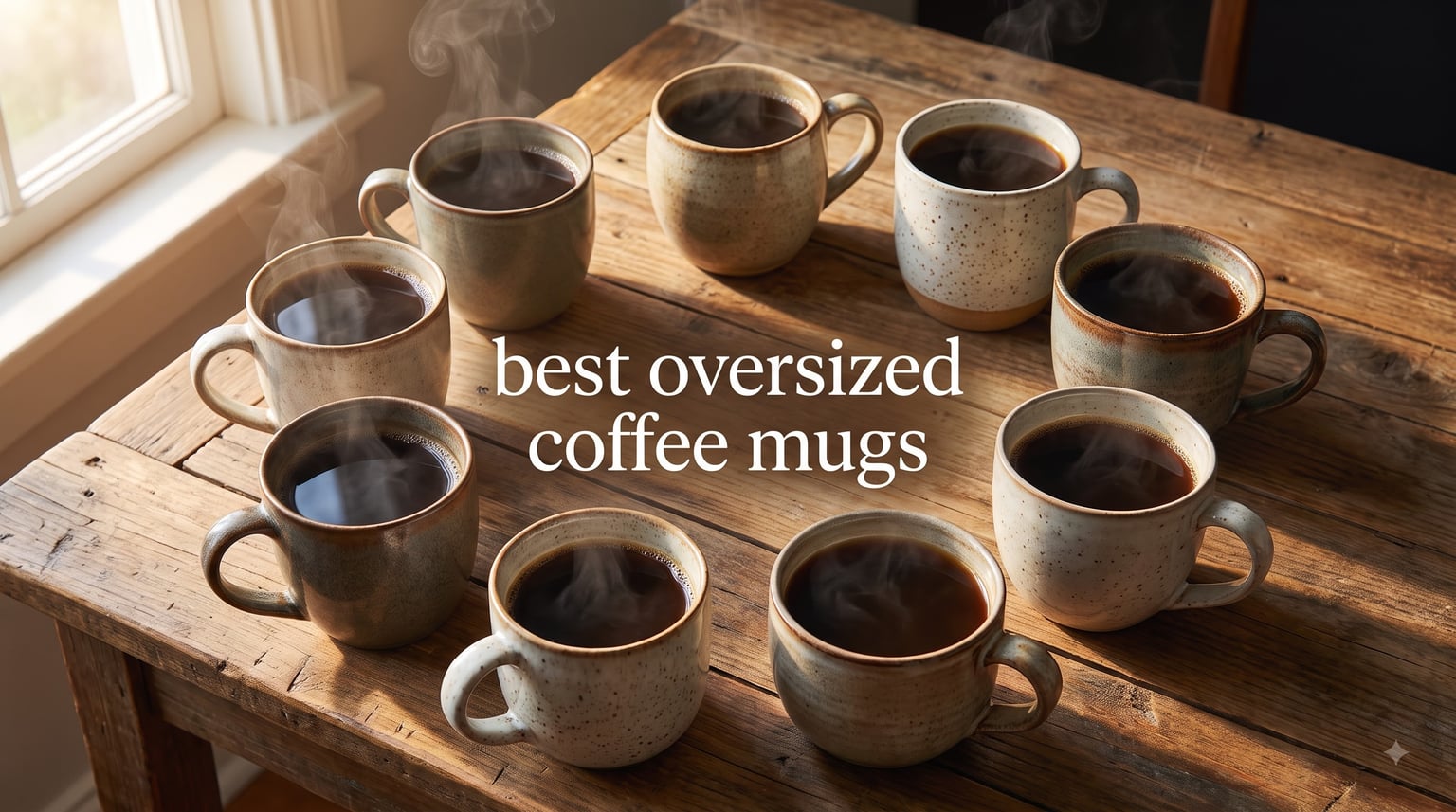 best oversized coffee mugs