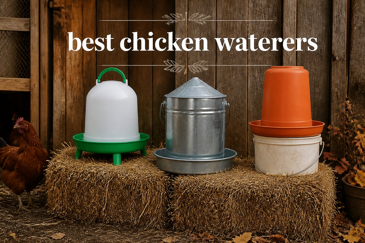 best chicken waterers