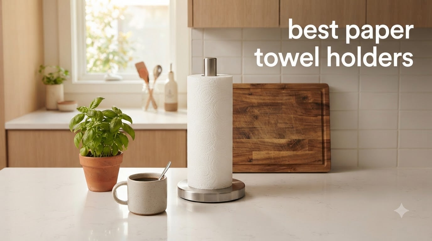best paper towel holders