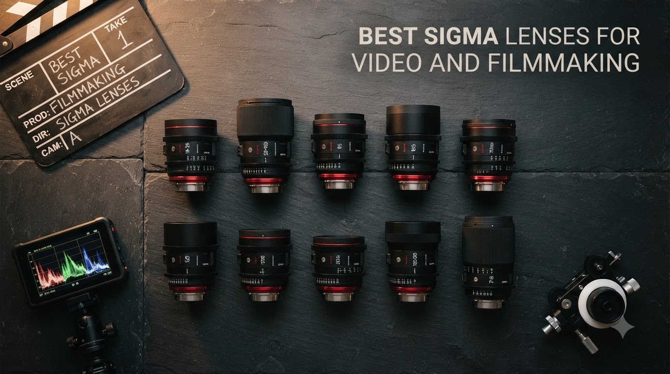 best sigma lenses for video and filmmaking