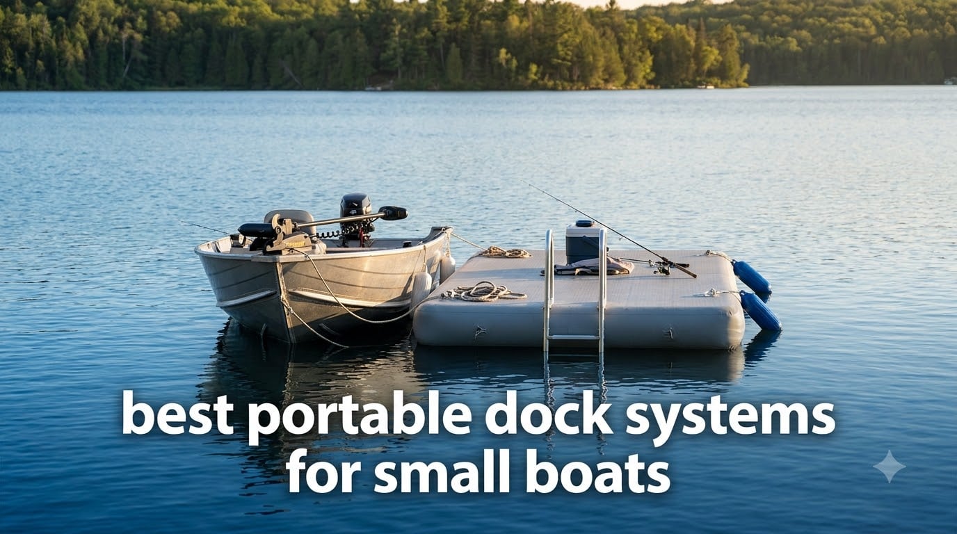 best portable dock systems for small boats