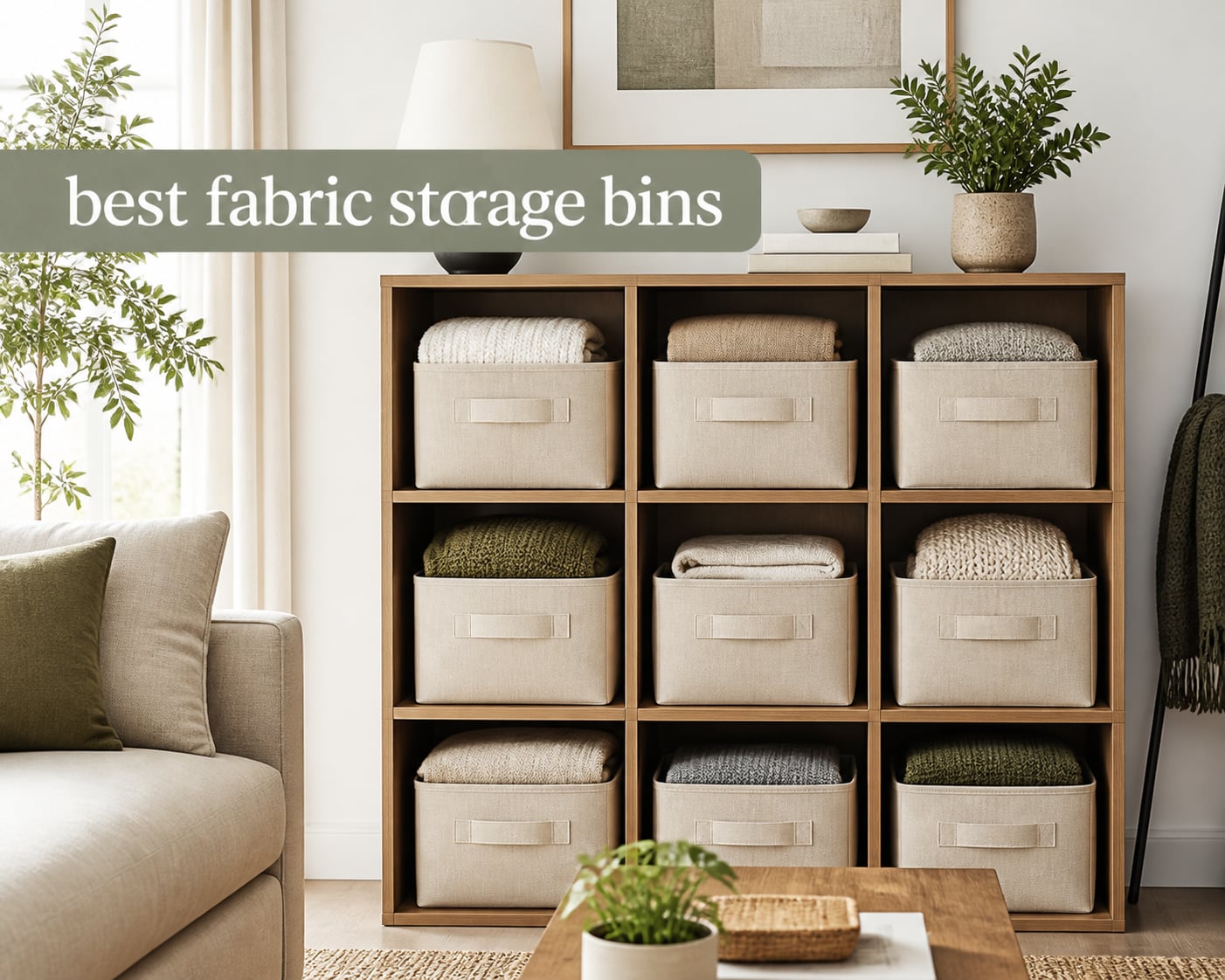 best fabric storage bins