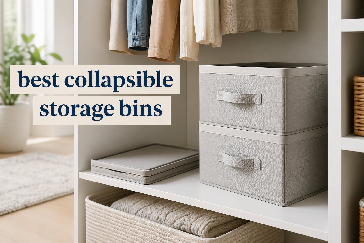 best collapsible storage bins