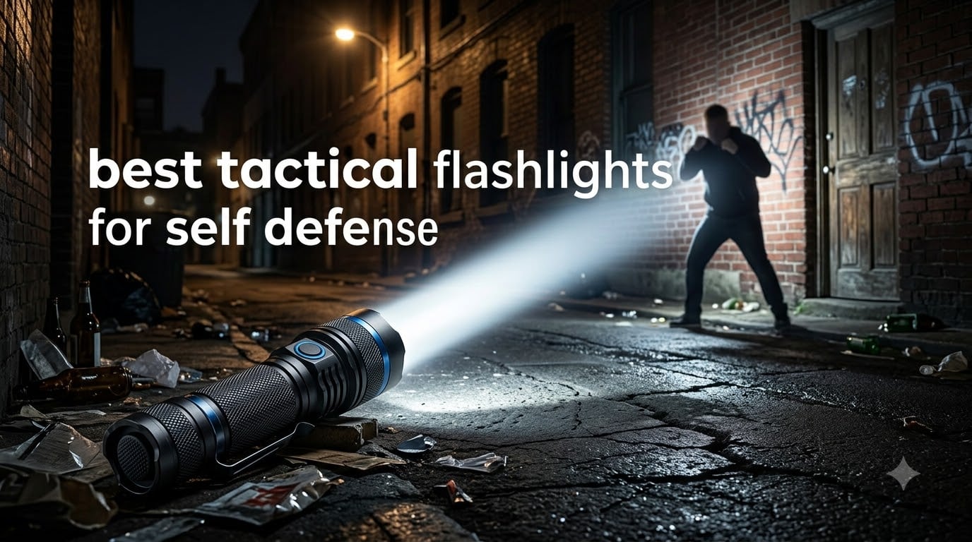 best tactical flashlights for self defense