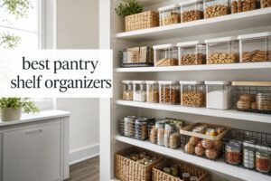 best pantry shelf organizers
