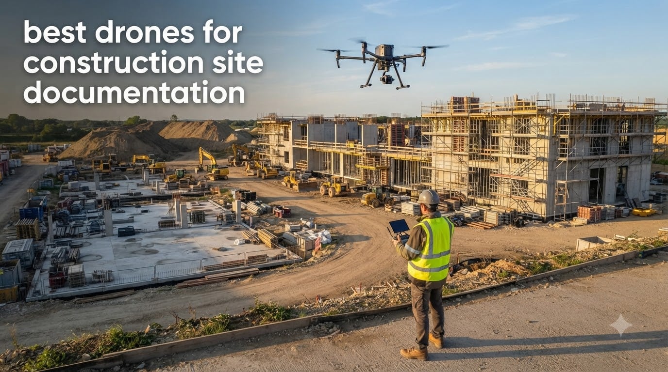 best drones for construction site documentation