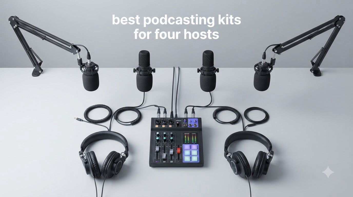best podcasting kits for four hosts