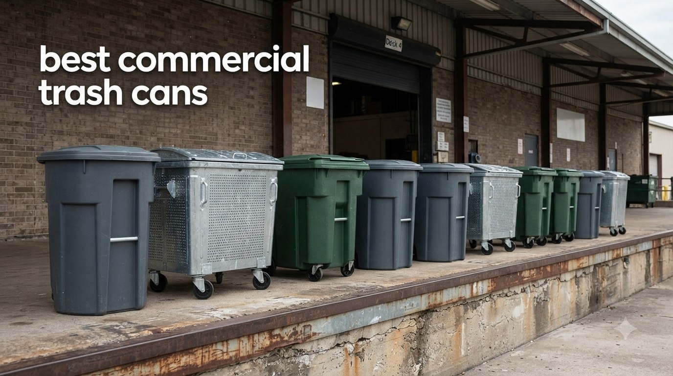 best commercial trash cans