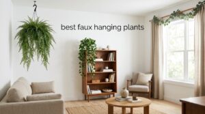 best faux hanging plants