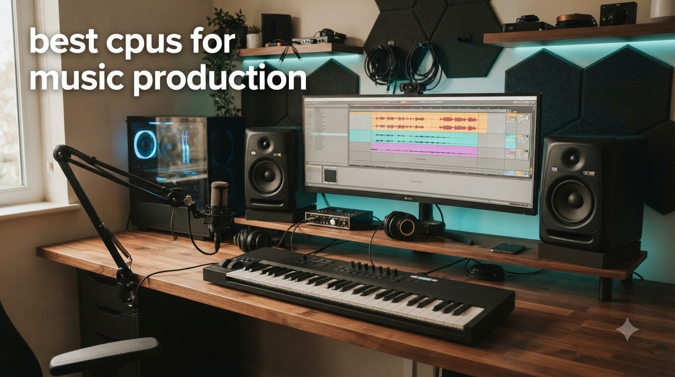 best cpus for music production