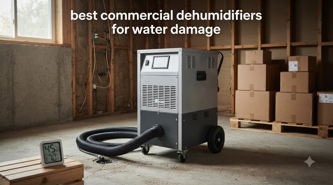best commercial dehumidifiers for water damage