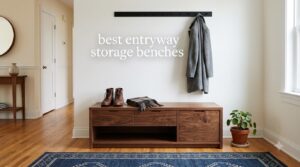 best entryway storage benches