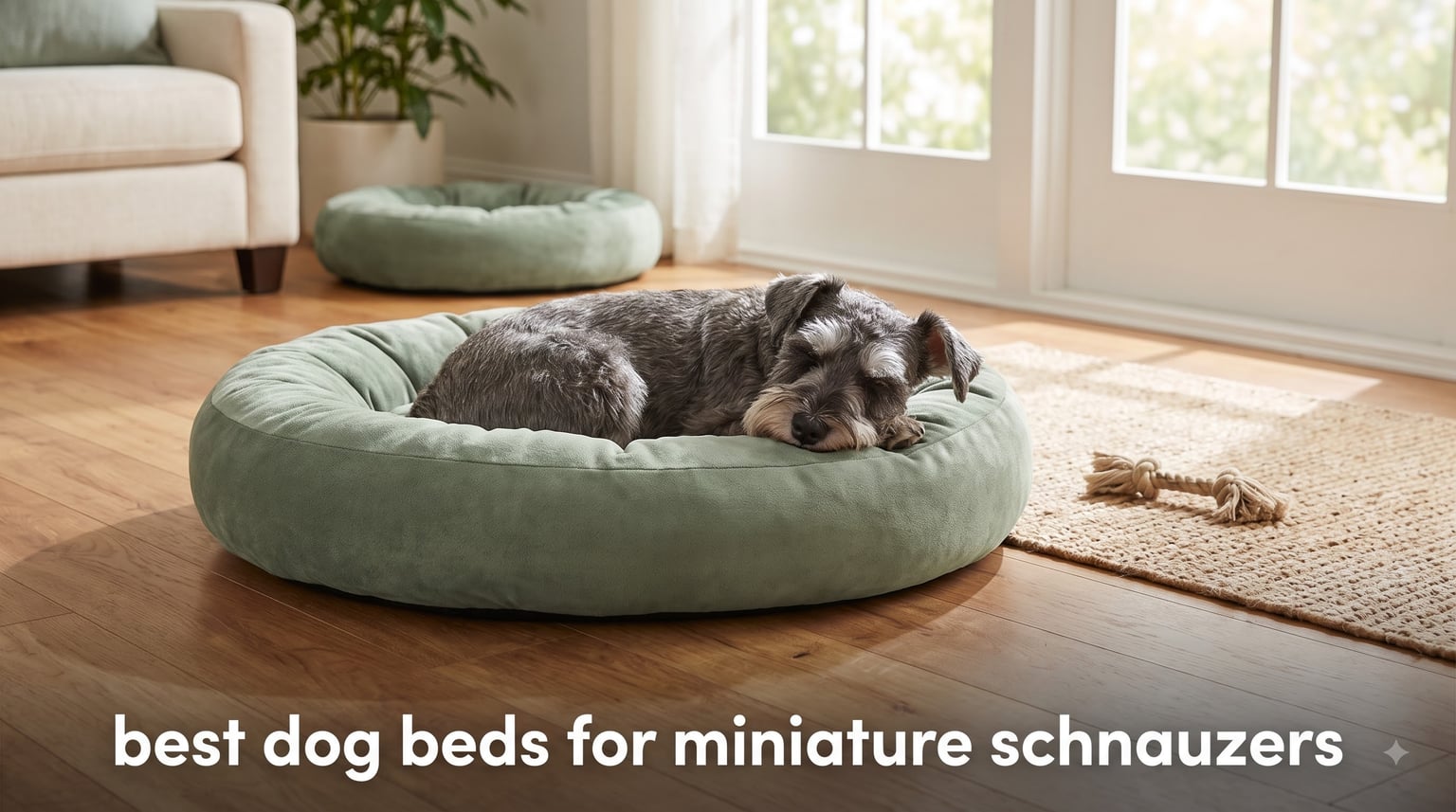 best dog beds for miniature schnauzers