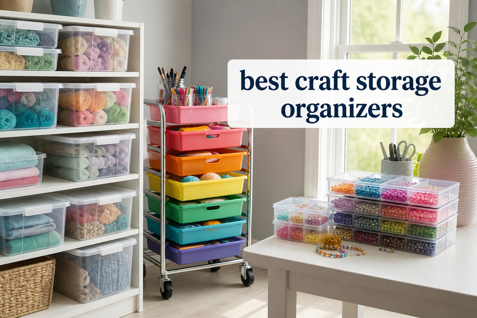 best craft storage organizers