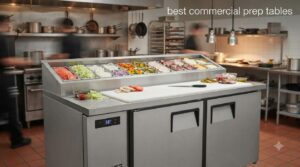 best commercial prep tables