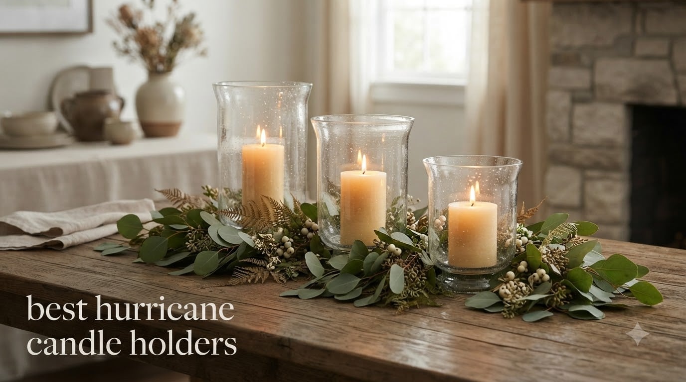 best hurricane candle holders