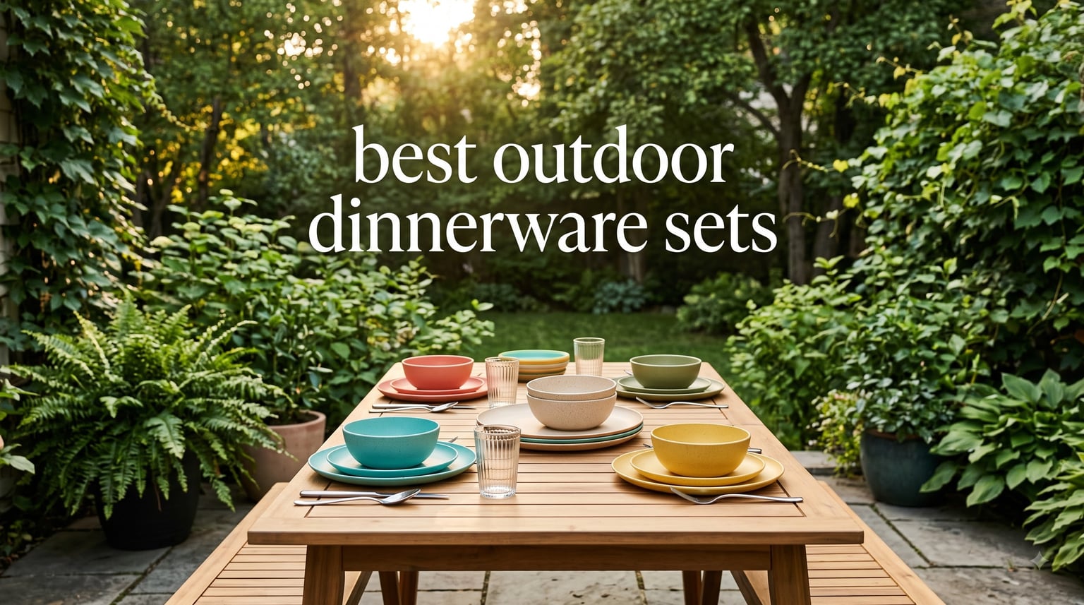 best outdoor dinnerware sets