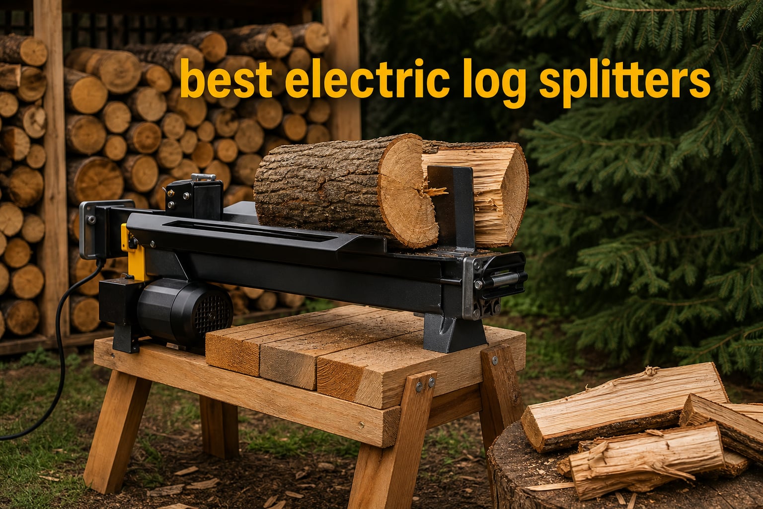 best electric log splitters