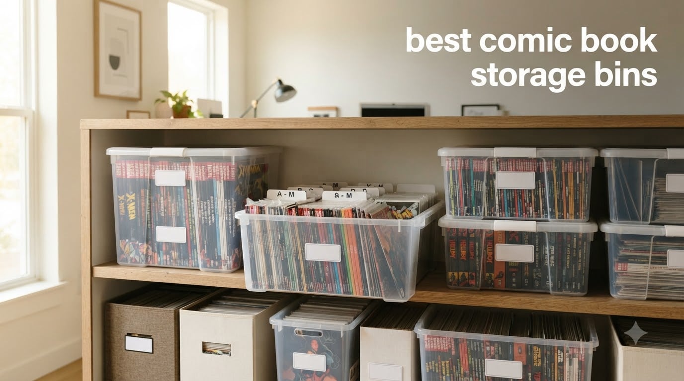 best comic book storage bins