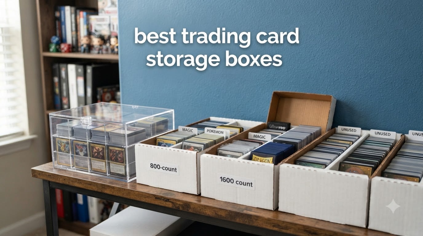 best trading card storage boxes