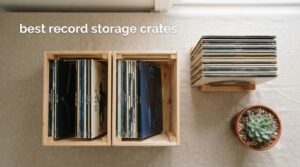 best record storage crates