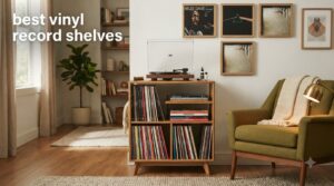 best vinyl record shelves