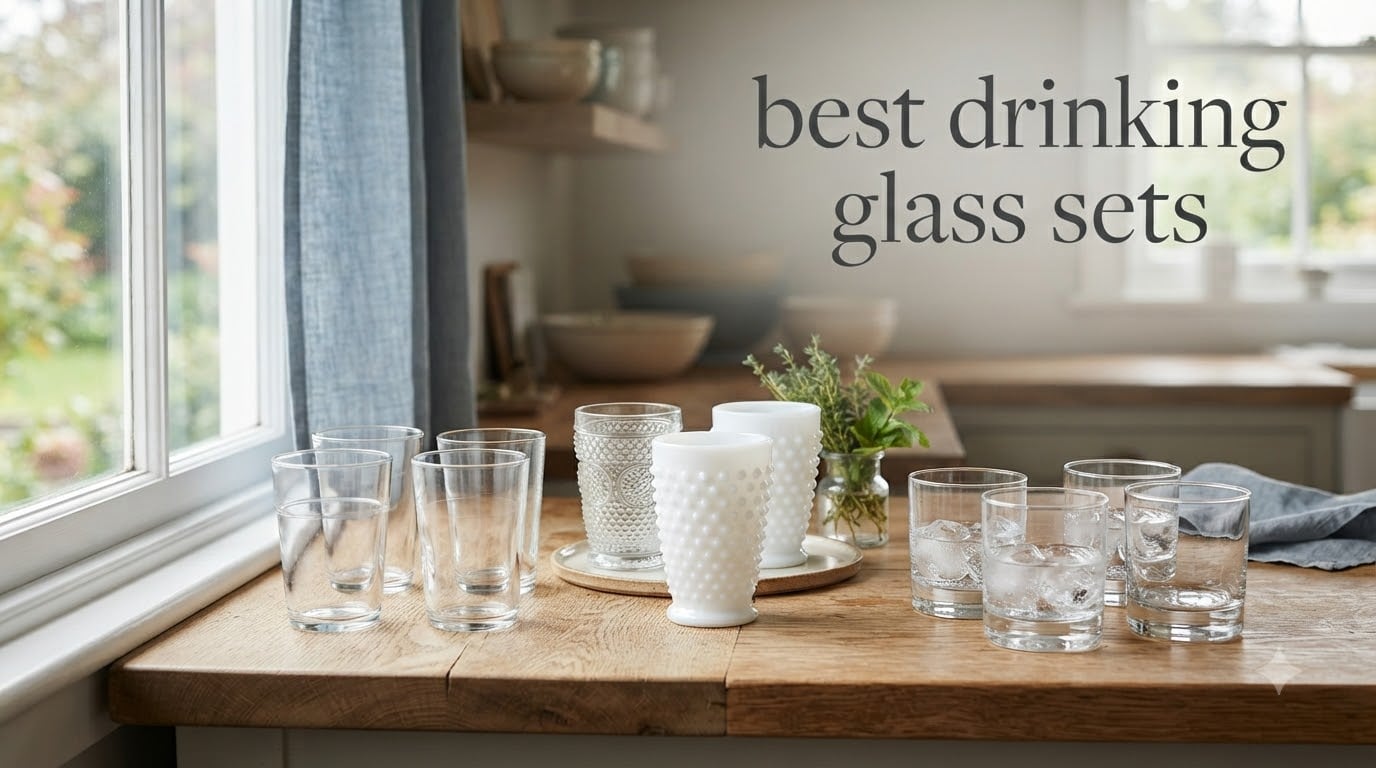 best drinking glass sets