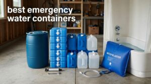 best emergency water containers