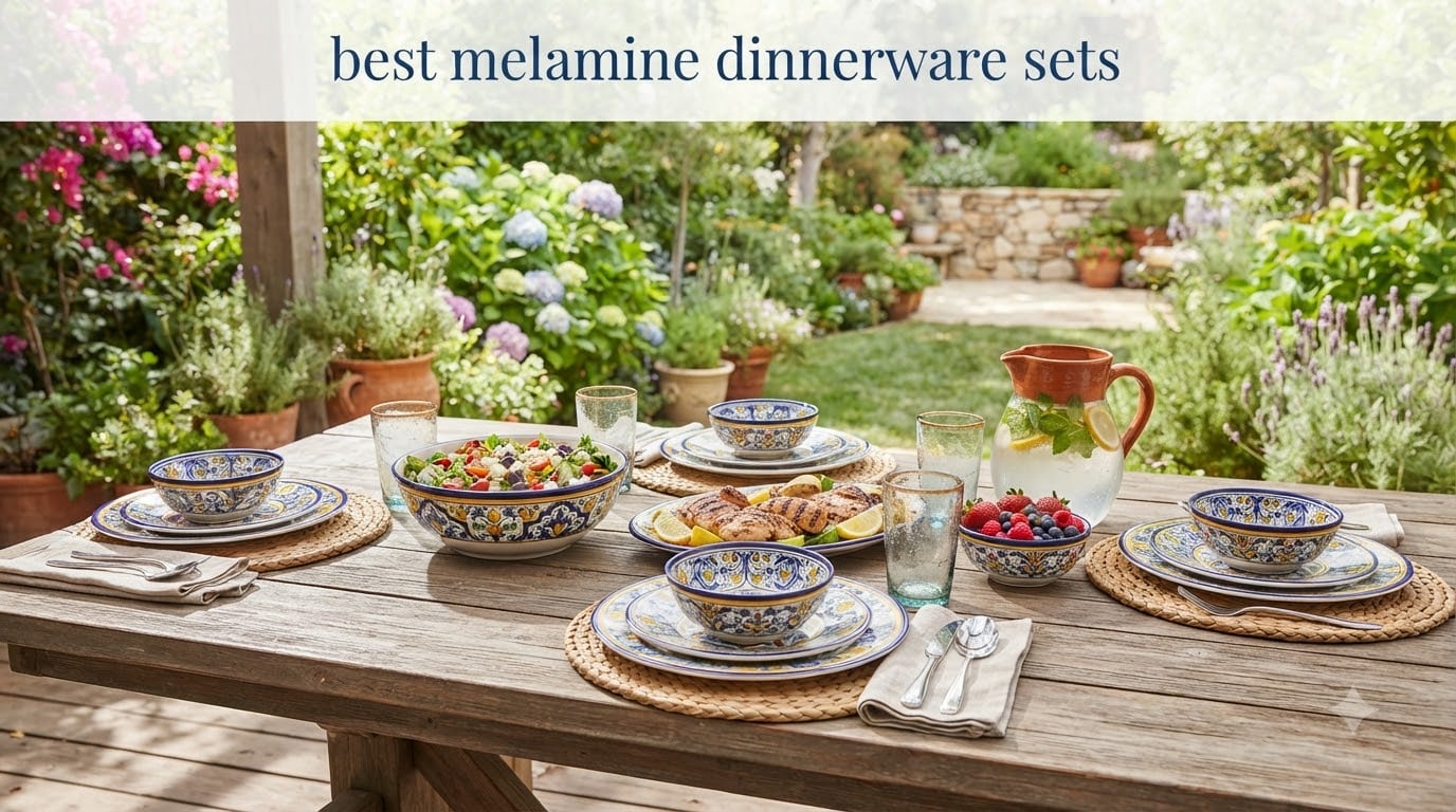 best melamine dinnerware sets
