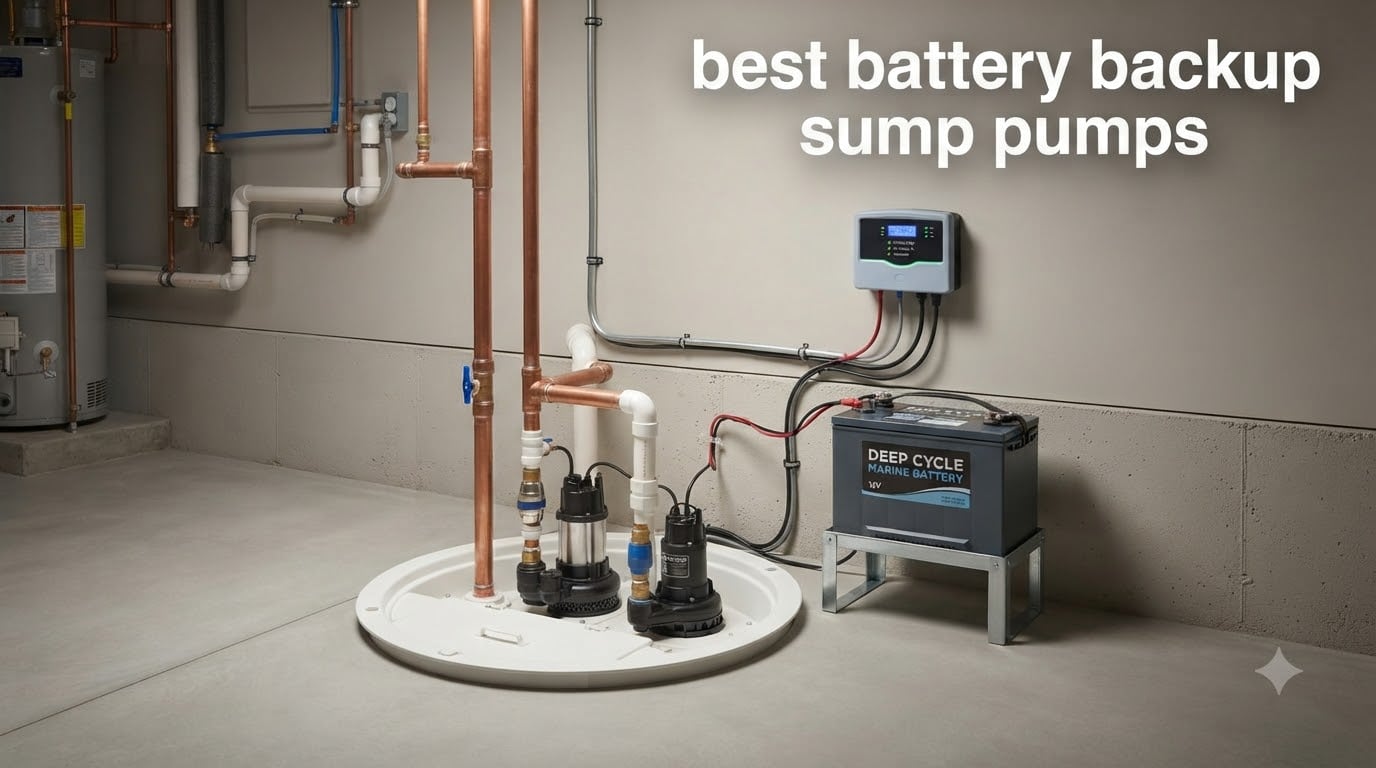 best battery backup sump pumps