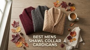 best mens shawl collar cardigans