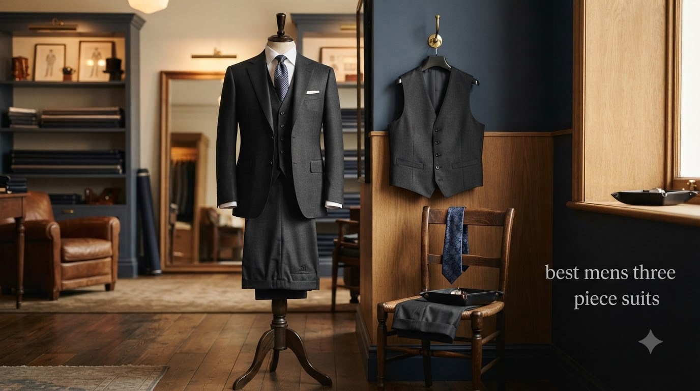 best mens three piece suits