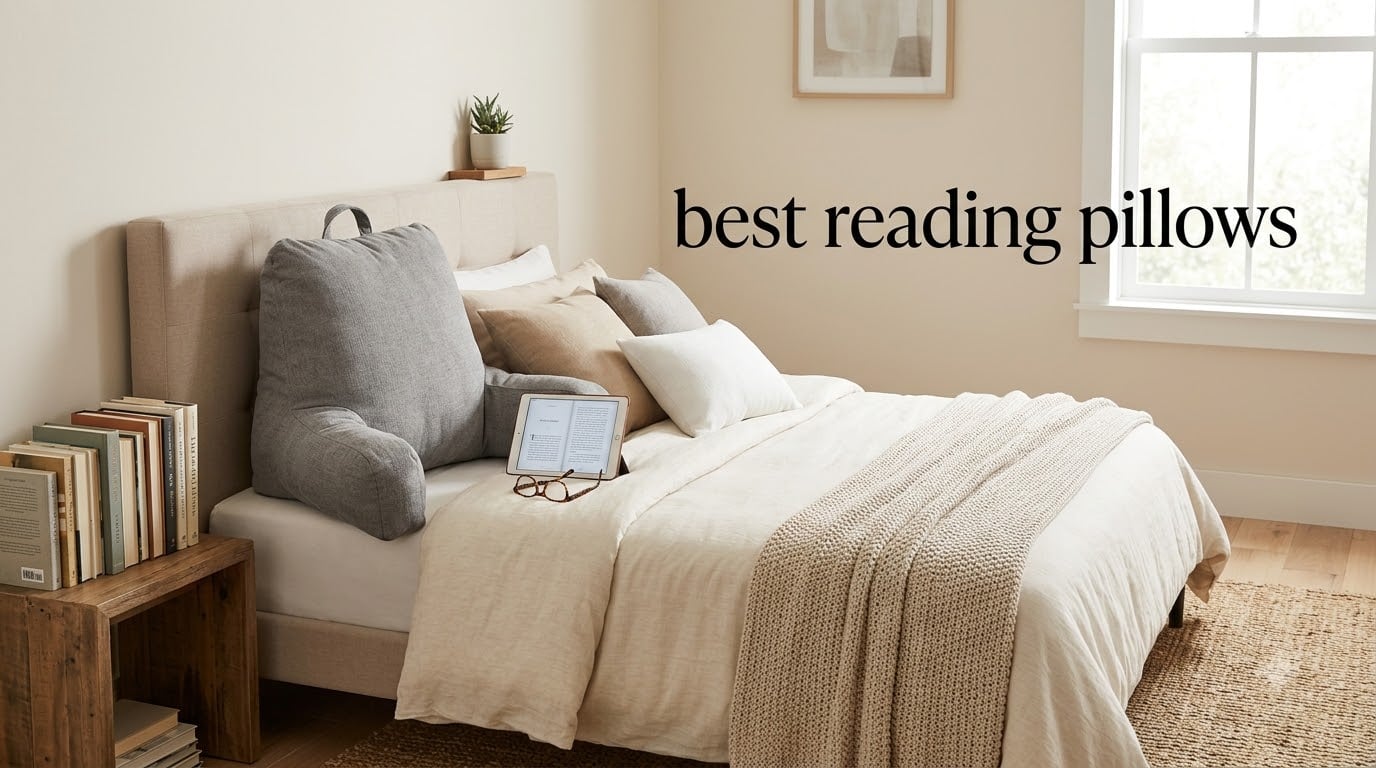 best reading pillows