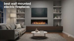 best wall mounted electric fireplaces