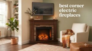 best corner electric fireplaces