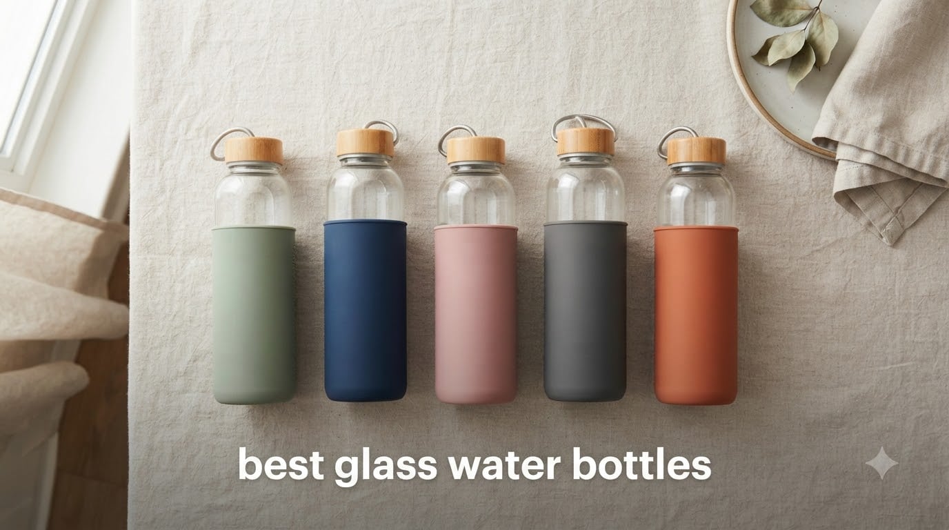 best glass water bottles