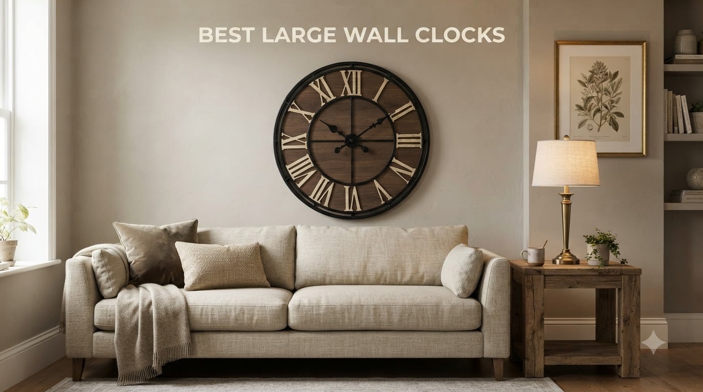 best large wall clocks