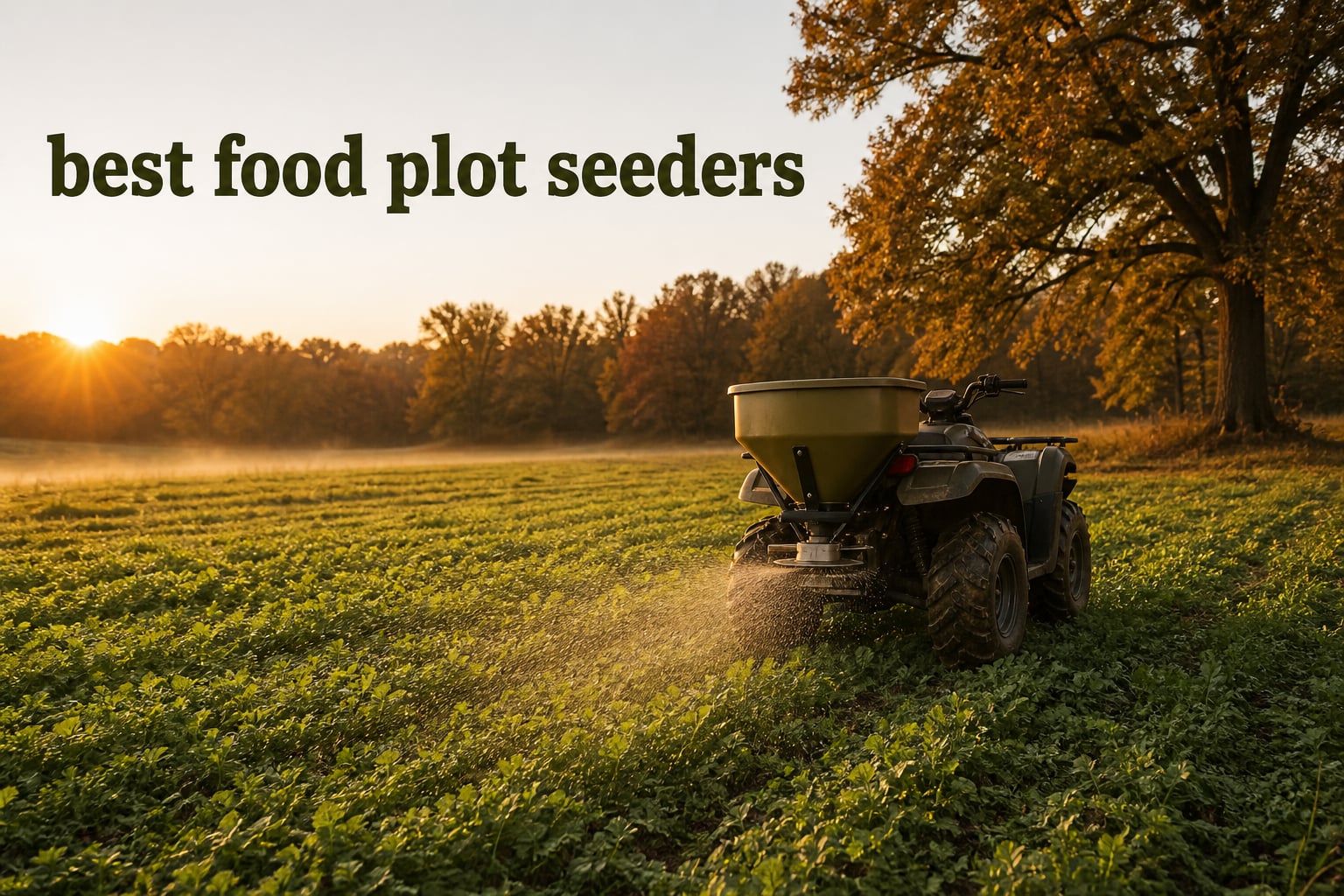 best food plot seeders