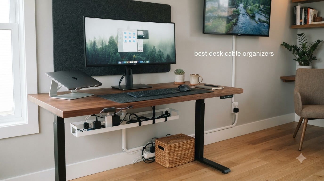 best desk cable organizers